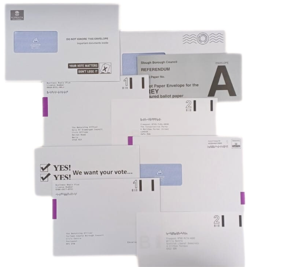 Election envelopes