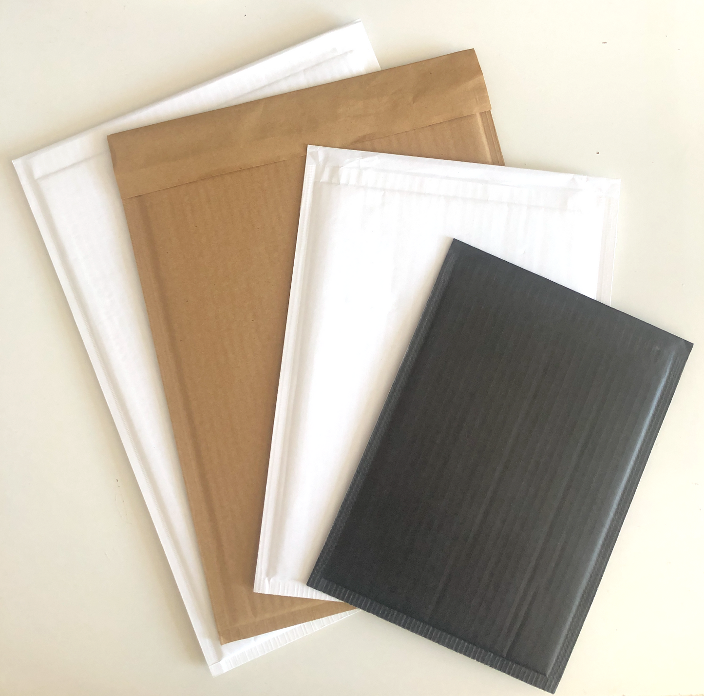 110 x 165mm Enviroflute White Peel & Seal Padded Pocket EF000/A