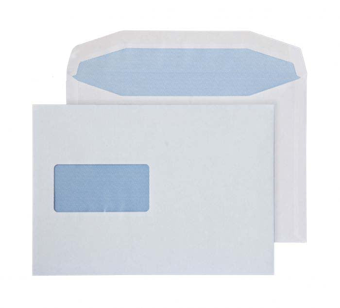 162 x 240mm  Pennine Window White Gummed Wallet 3770