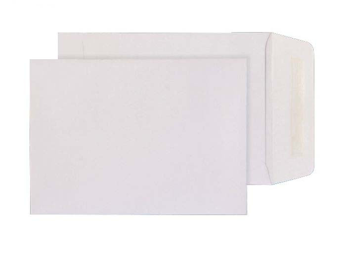 124 x 89mm Isto White Gummed Pocket 4411