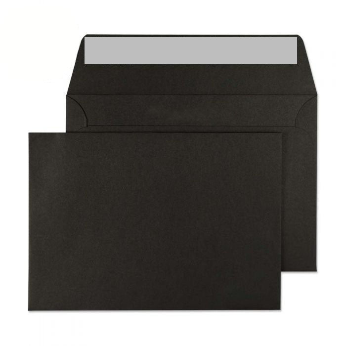 114 x 162mm C6 Cascade Black Peel & Seal Wallet 5114