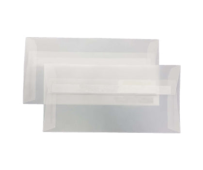 114 x 229mm Mount Crystal White (Tracing) Peel & Seal Wallet 5215