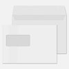 162 x 229mm C5 Cadair Idris Bright White WIndow Peel & Seal Wallet 3210