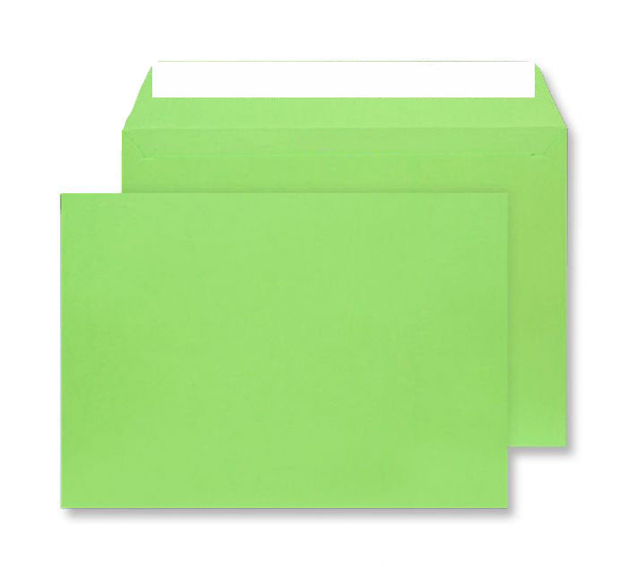 229 x 324mm C4 Cascade Lime Green Peel & Seal Wallet 5407