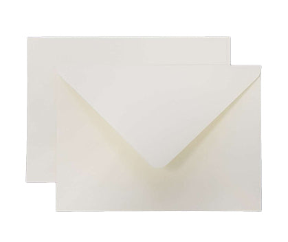 133 x 184mm  Brocken Antique Ivory Gummed Diamond Flap 6534